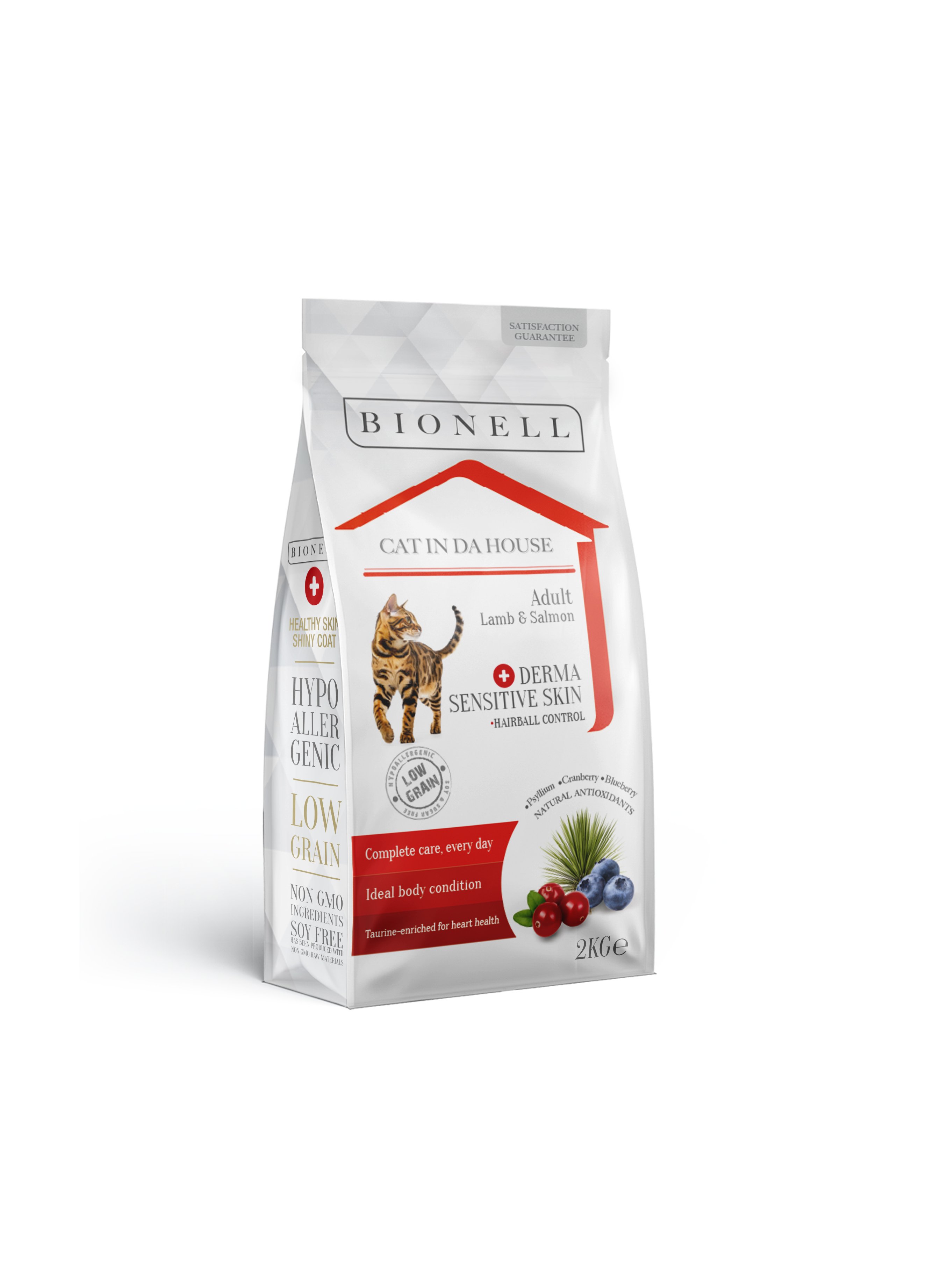 Bionell Adult Kuzu Etli ve Somonlu Kedi Maması 2 kg