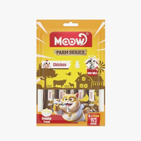 Moow Tavuklu & Keçi Sütlü Krema 6'lı